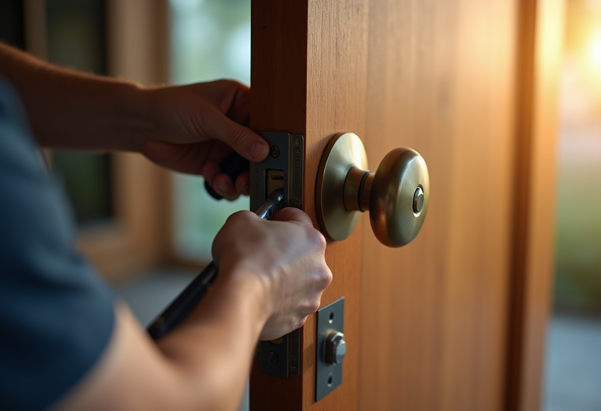 Door Knob Lock Installation — SoCal Lock & Key